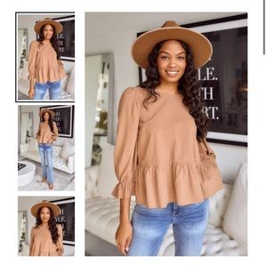 BRAND NEW Fab’rik top perfect for Fall